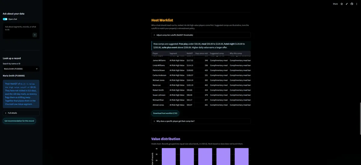 Agentic Workflow Platform showing a data workflow in progress
